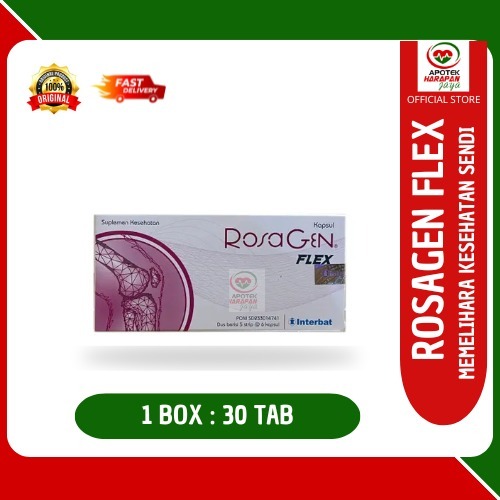 ROSAGEN FLEX ISI 30 TAB/SUPLEMEN KESEHATAN SENDI