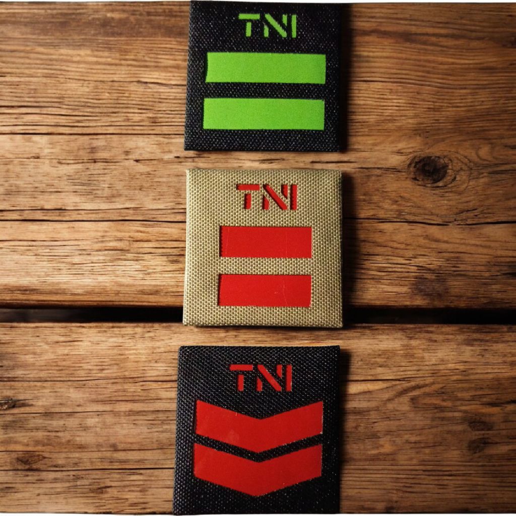 Patch Laser Pangkat TNI-AD