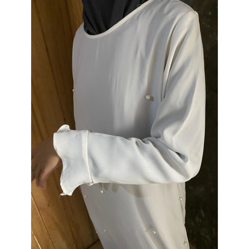 gamis putih preloved