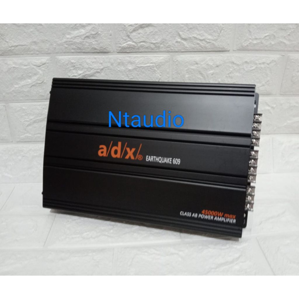 Power 4 channel ADX EARTHQUAKE 609 45000watt class AB amplifier ADX 609