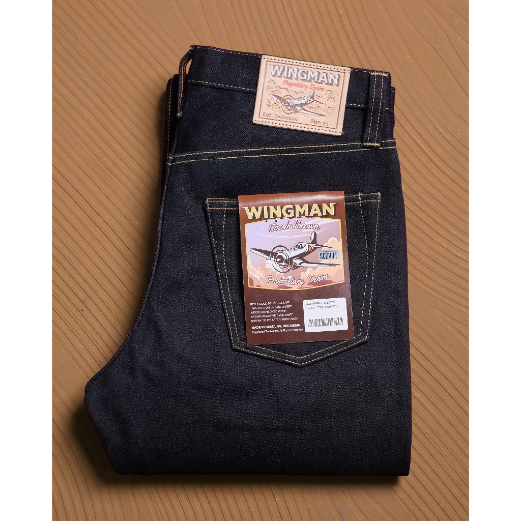 WINGMAN DENIM - INDIBROWN 17oz