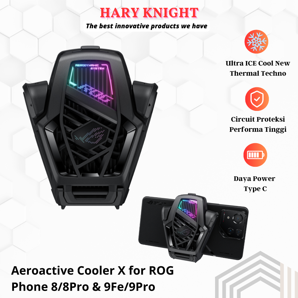 Aeroactive Cooler X ROG Phone 9 or 8 New Segel
