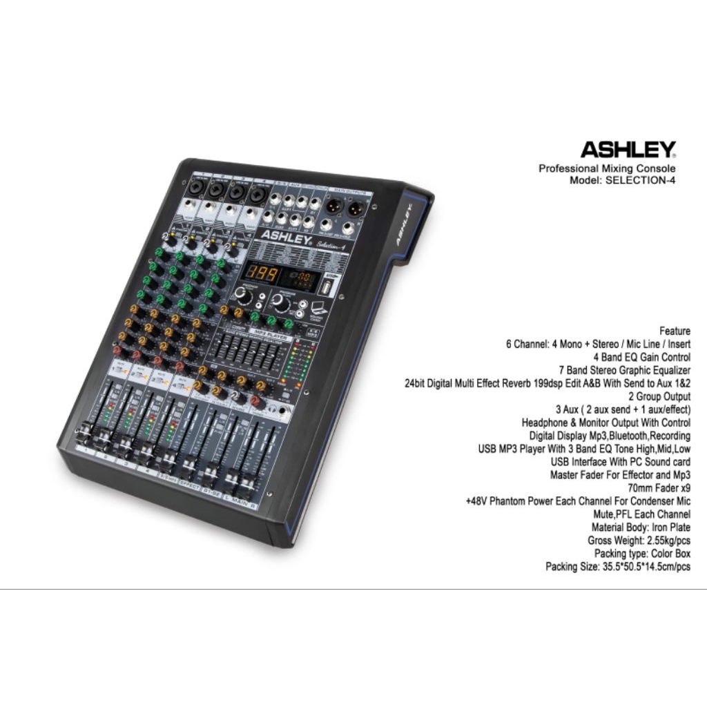 MIXER ASHLEY SELECTION 4 SELECTION4 ORIGINAL ASHLEY