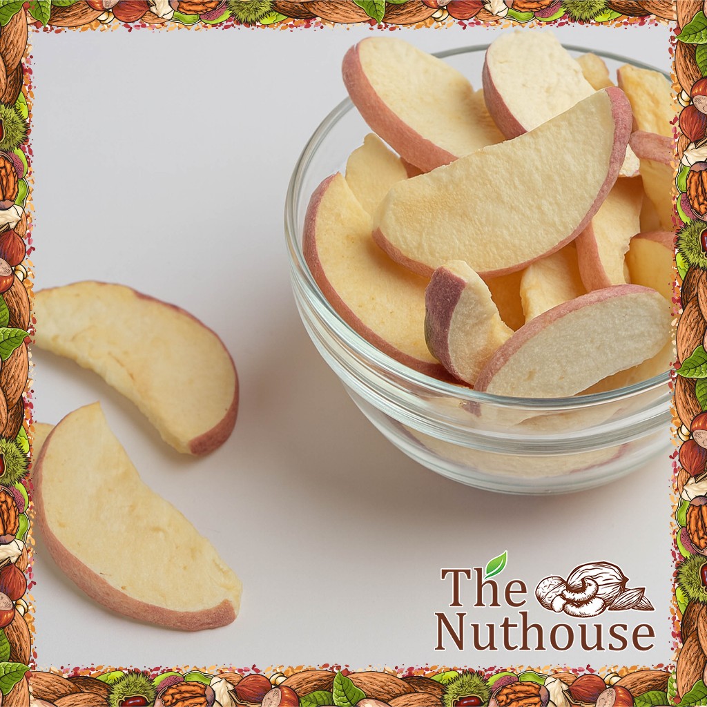 FREEZE DRIED APPLE / Buah Apl Kering Beku [Premium Snack Fruit]