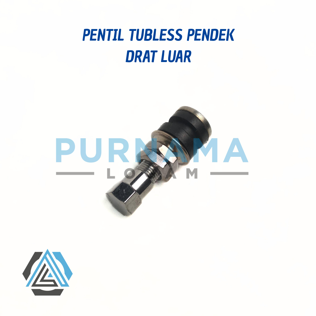 PENTIL TUBELESS BESI ( PEDNEK ) DRAT LUAR PENTIL BAN TUBLESS