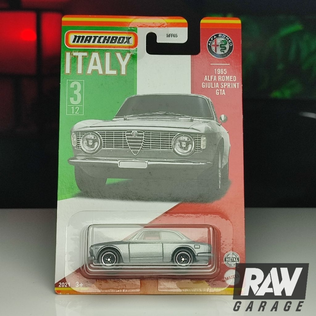 Matchbox Alfa Romeo Giulia Sprint GTA 1965 Silver