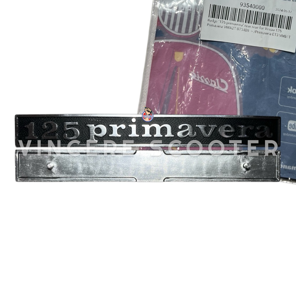 Emblem Belakang 125 Primavera Balok RMS Vespa Primavera 125 ET3