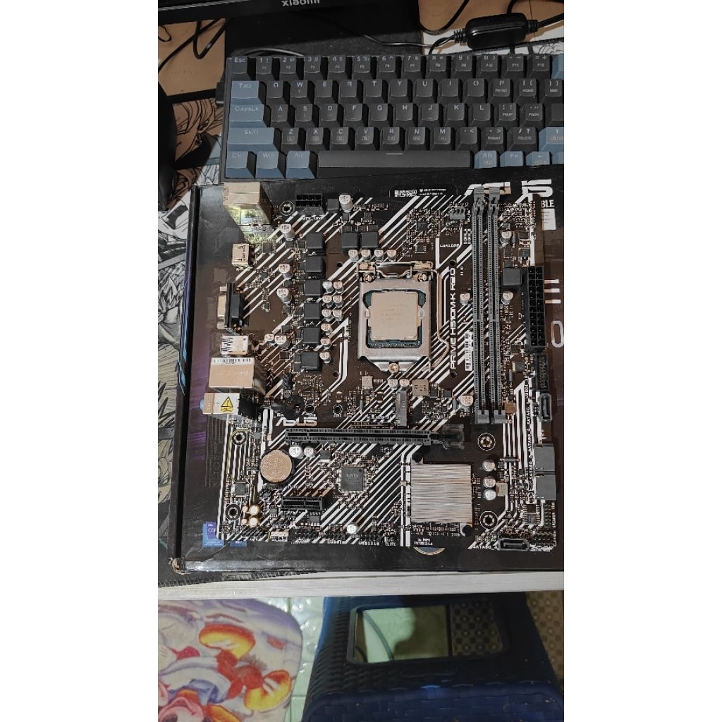 paket motherboard second core i3 gen 10 (10105f) fullset