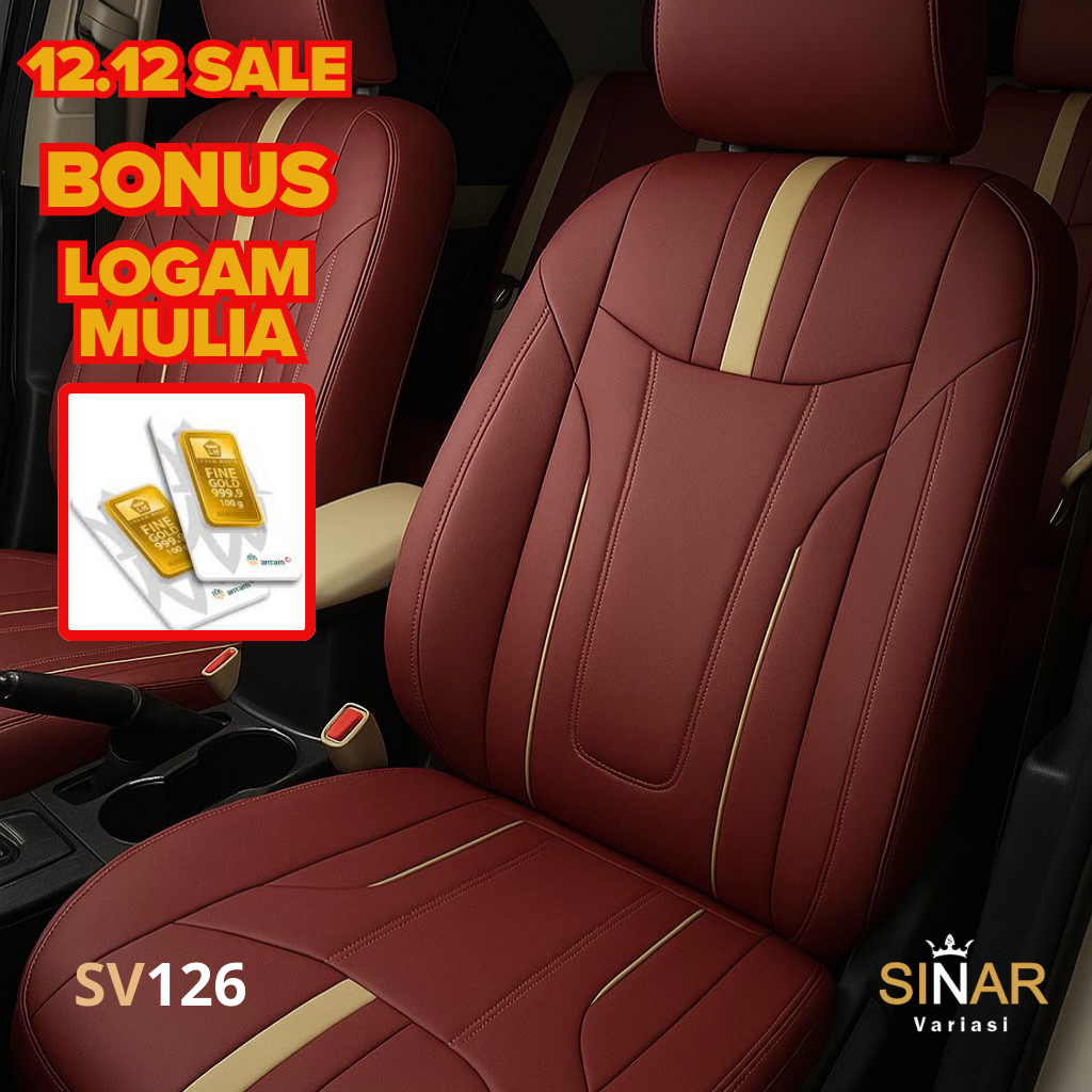 SINAR VARIASI JOK MOBIL Sarung Jok Mobil Calya Avanza Veloz Xenia Rush Xl7 Raize Terios Brv Hrv Crv 