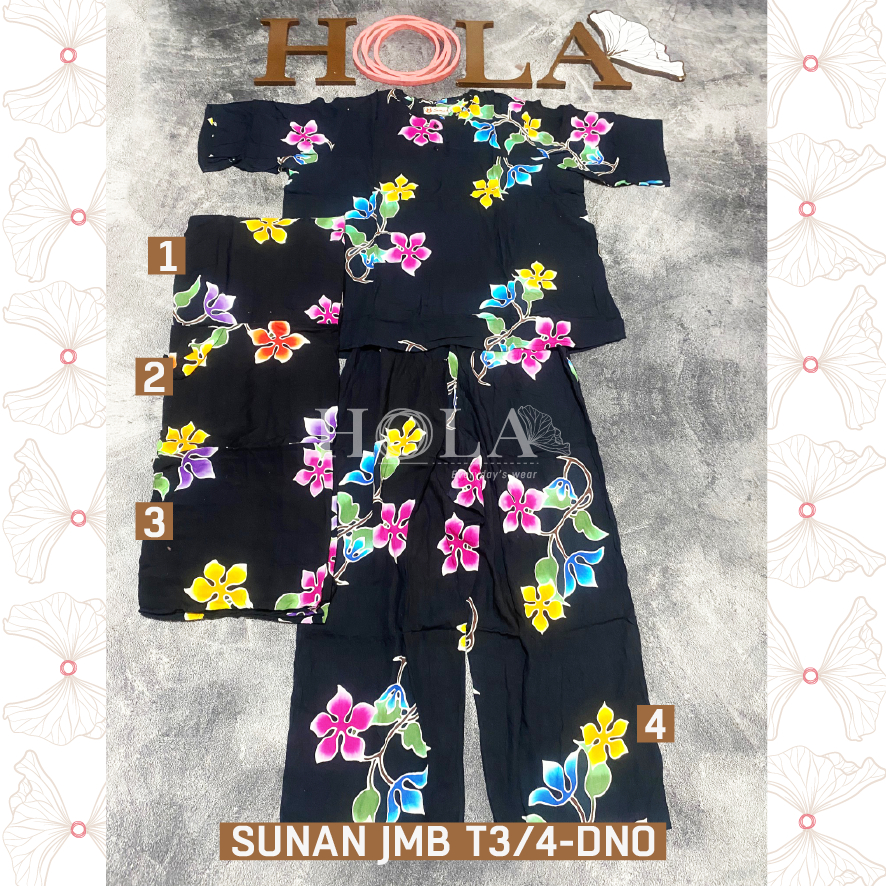 HOLA_FASH | SETELAN CP SUNAN JUMBO, BATIK SUNAN XL TANGAN 3/4