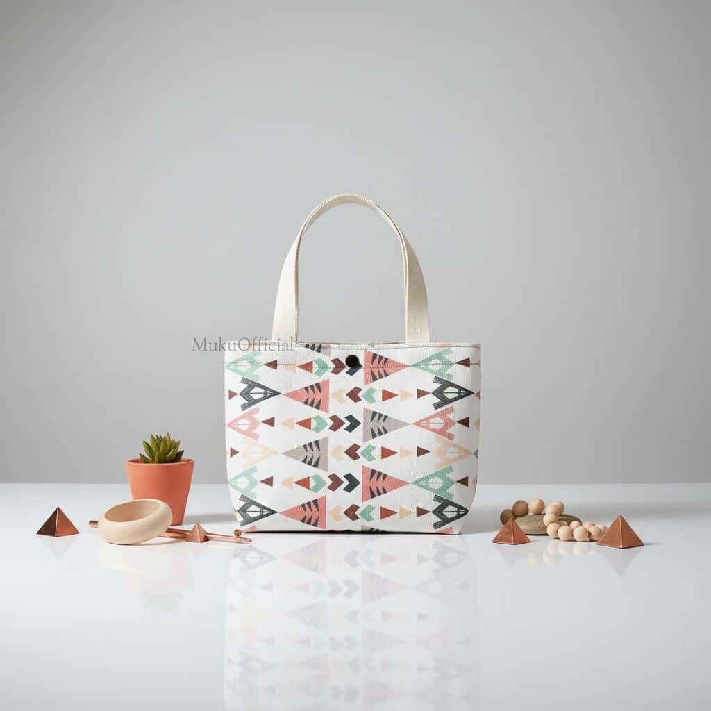 TAS KANVAS MINI AESTHETIC / TAS UNTUK MAKEUP ATAU SOUVENIR / TAS KANVAS WANITA / TAS KANVAS TOTEBAG