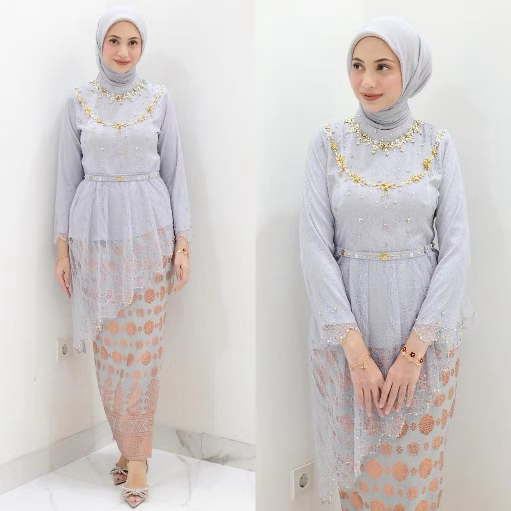 12.12 MEGA SALE TERMURAH Kebaya Vierra by Brand Sarah The Label | Wisuda Mewah Kebaya Modern Elegan 