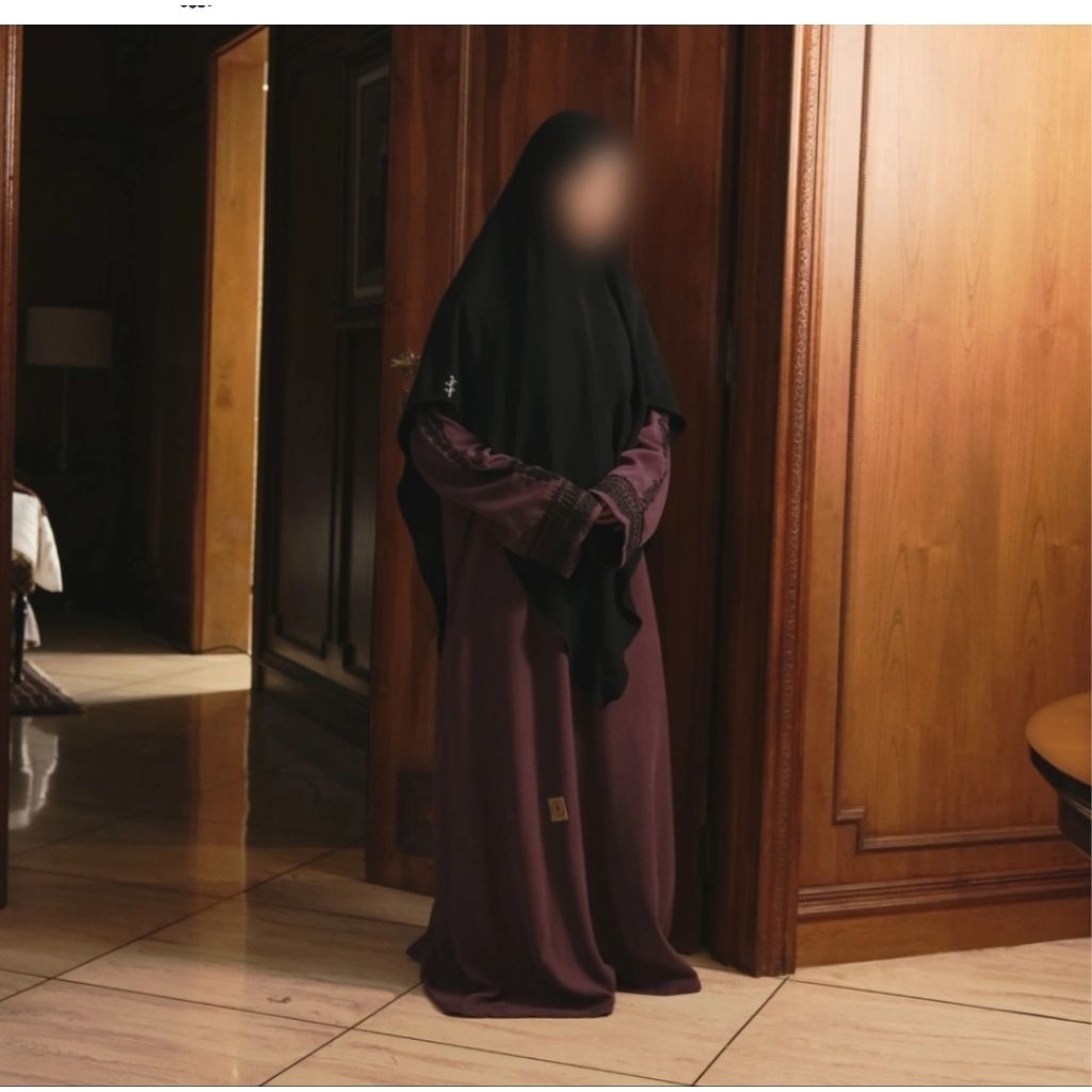 ALULA ABAYA BY AAFIYA ABAYA Wine and black 2025