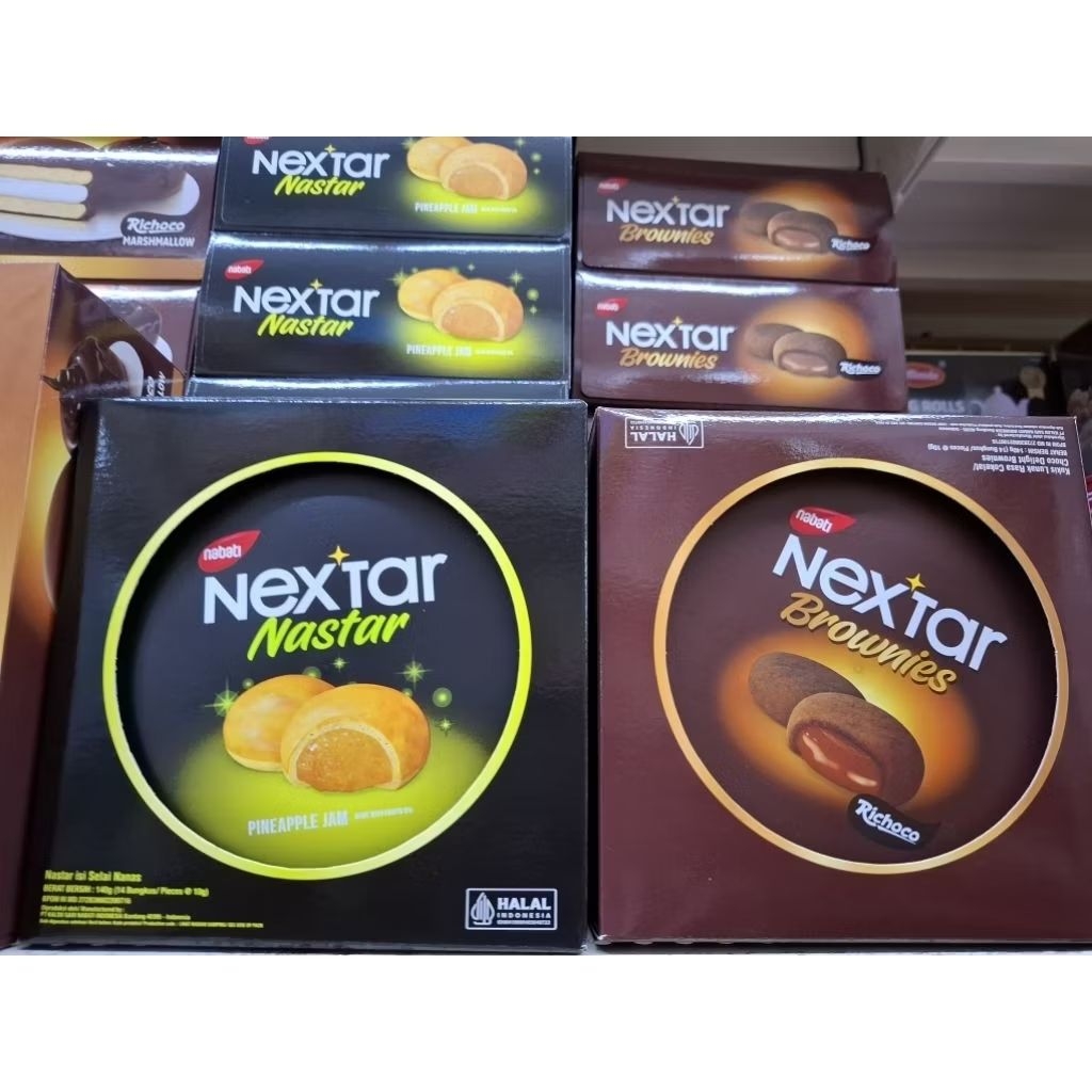 Nextar nastar brownies kaleng 160 gr