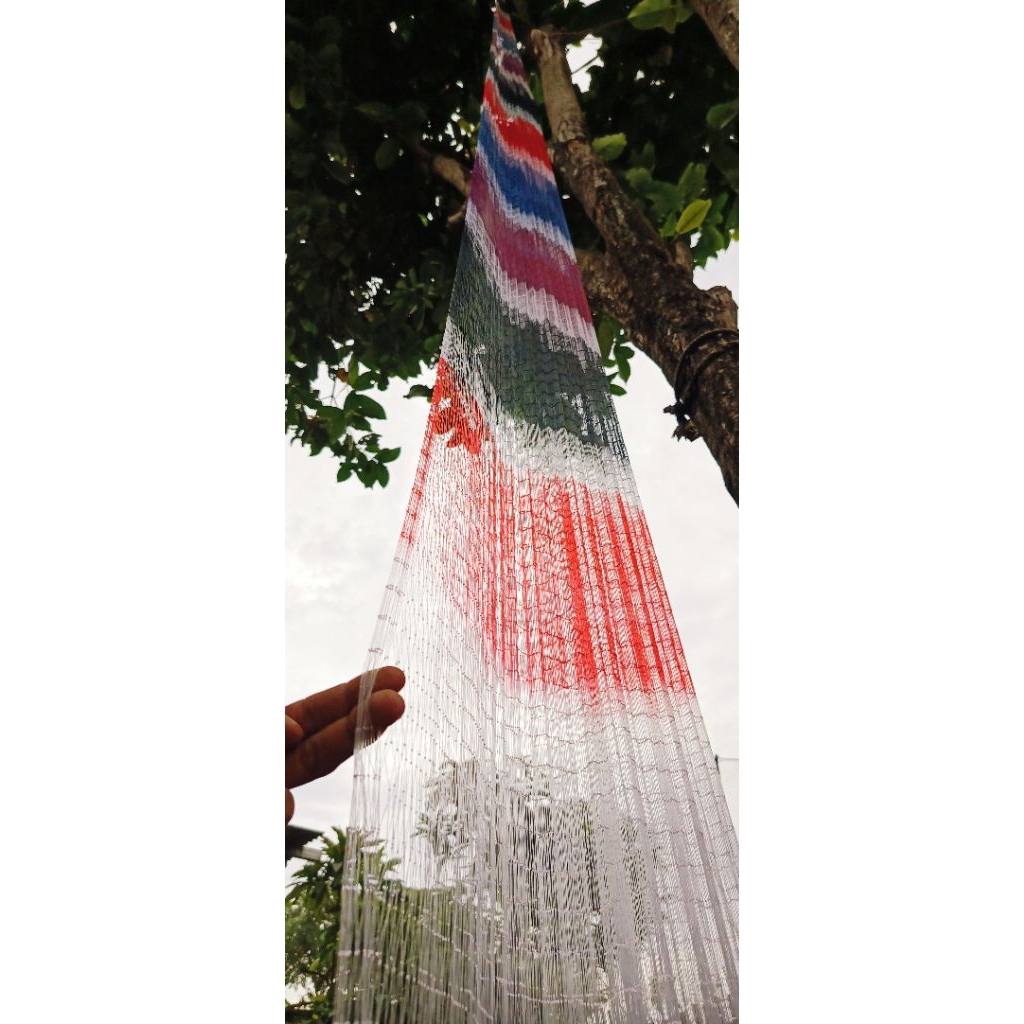 Jala ikan lempar 2jari 4,5meter senar 028mm kuat