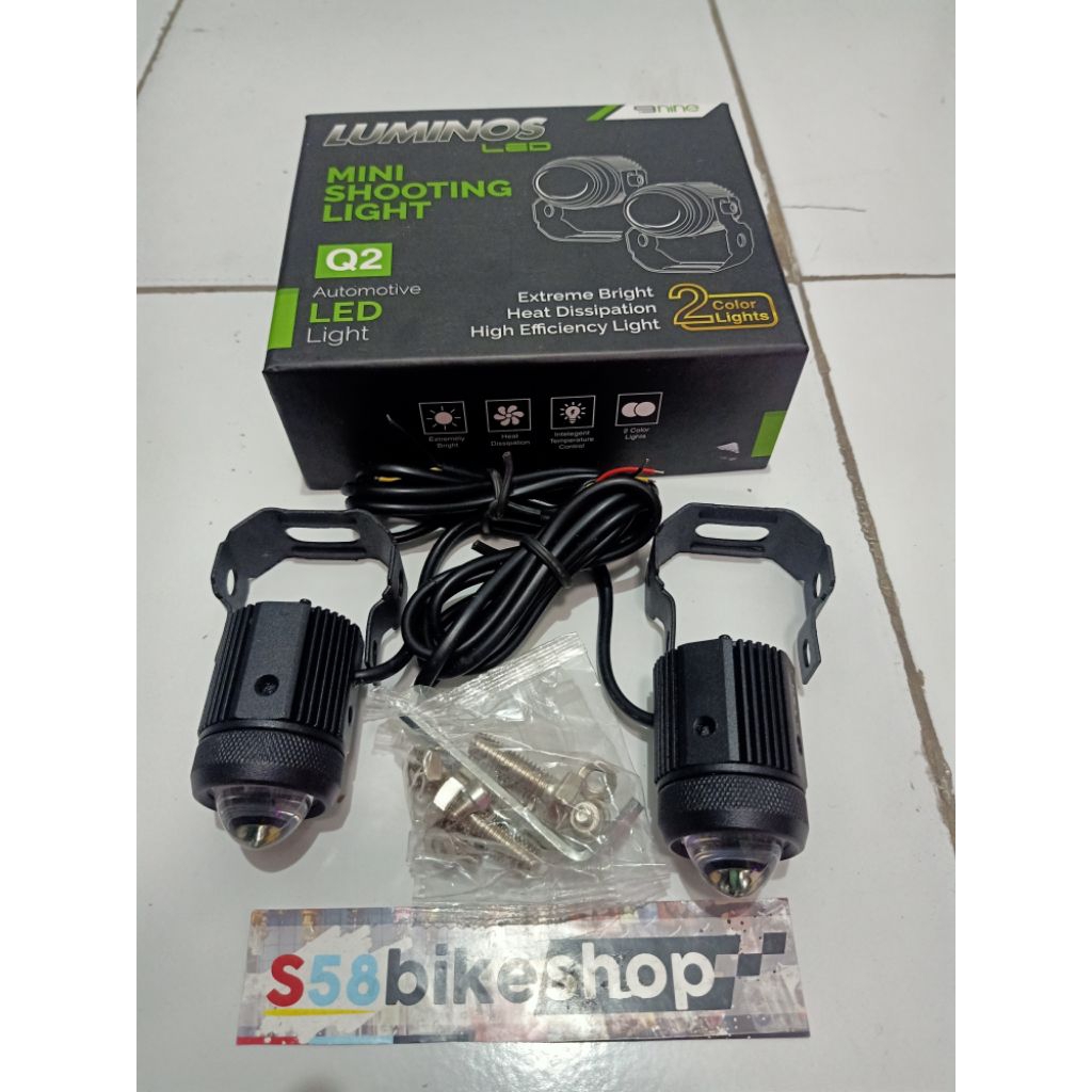 Lampu tembak LED Q2 2 warna luminos Nine Universal