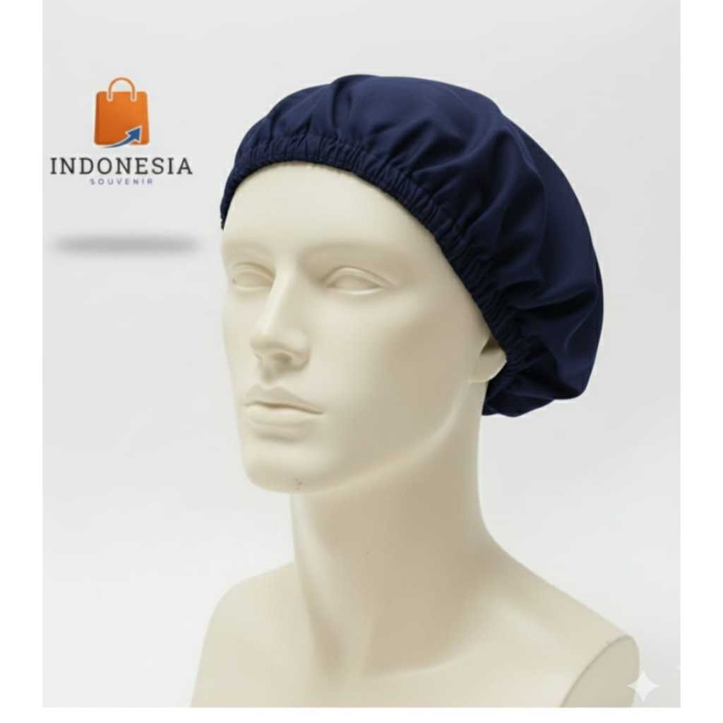 Hairnet Kain Katun / Penutup Kepala / Nurse Cap / Mob Cap