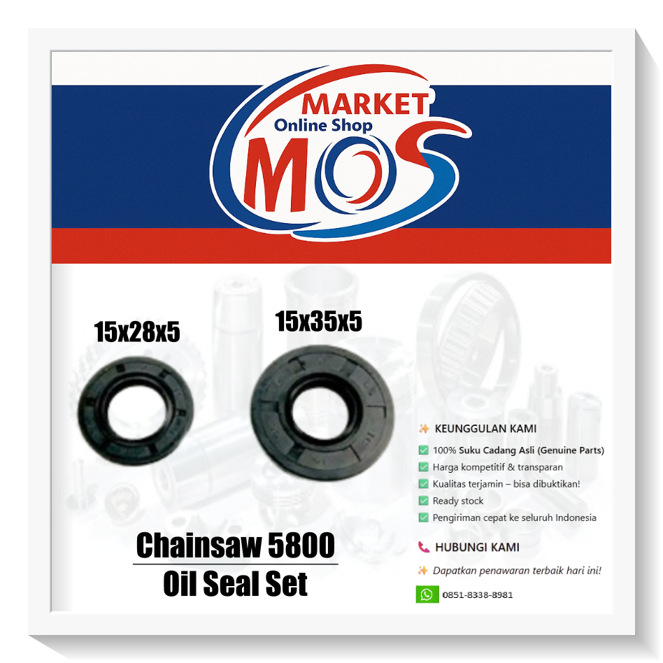 5800 Oil Seal Chainsaw | Askrup Senso