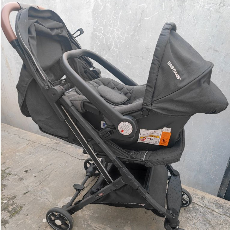 Stroller + Car Seat Babydoes Driver+ / Baby Does Driver+ Travel System / Kereta BabyDoes - second go