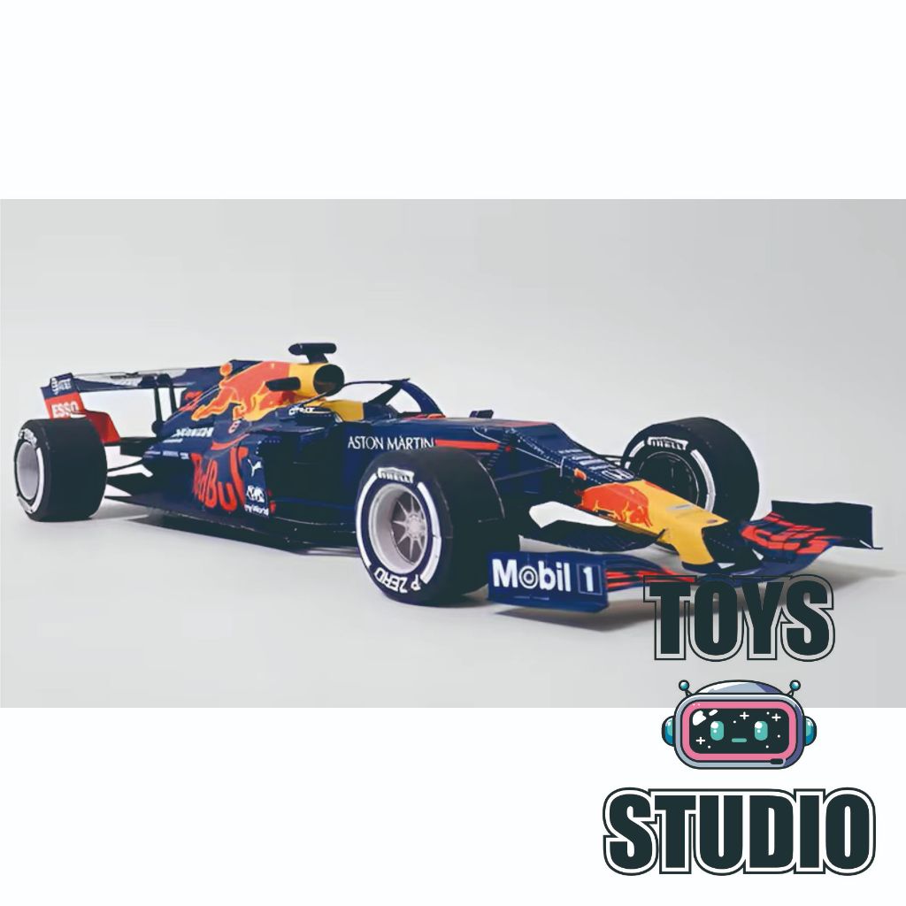 Template Papercraft Model Honda F1 Redbull