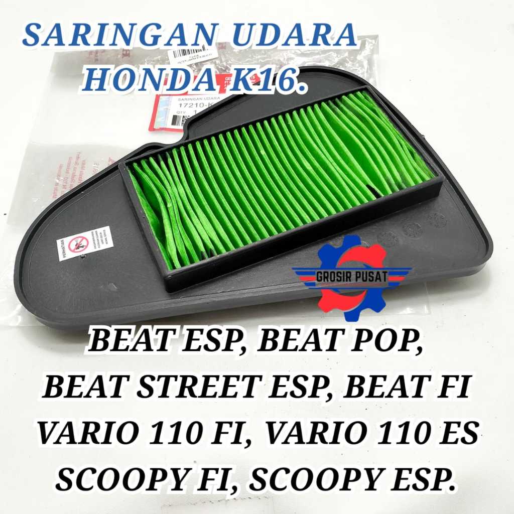 FILTER UDARA HONDA K16 FITER UDARA ORI VARIO 110 FILTER UDARA MOTOR BEAT SCOOPY ESP SARINGAN SCOOPY