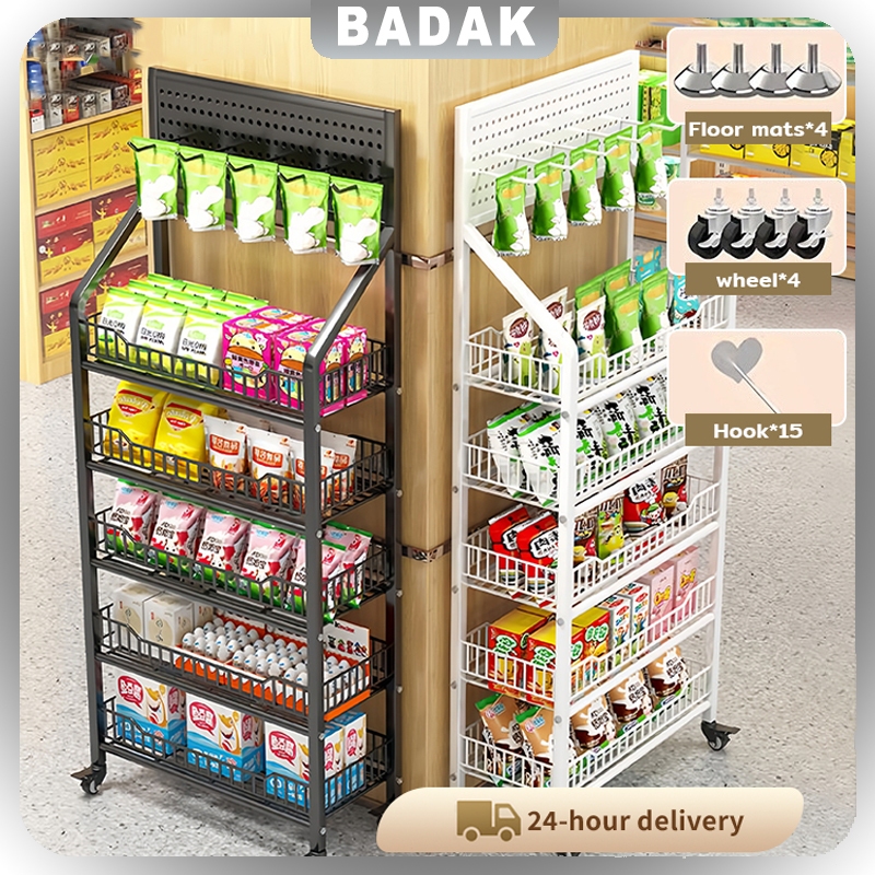 Rak Chiki/Rak Display Toko Rak Kedai Runcit Snack Rack/Rak Snack Rak Besi/Rak Promosi Supermarket & 