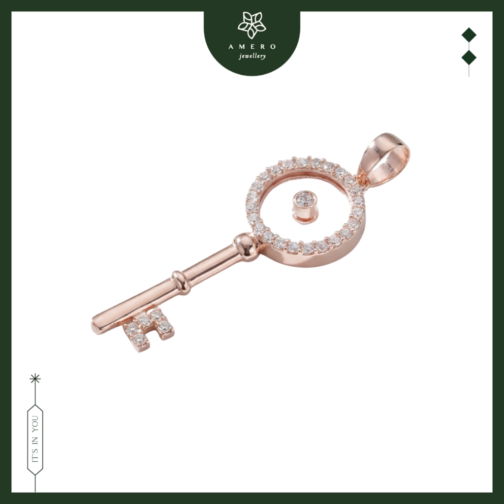 Liontin Emas Rose Gold 17K Leora LL-62 Amero Jewellery