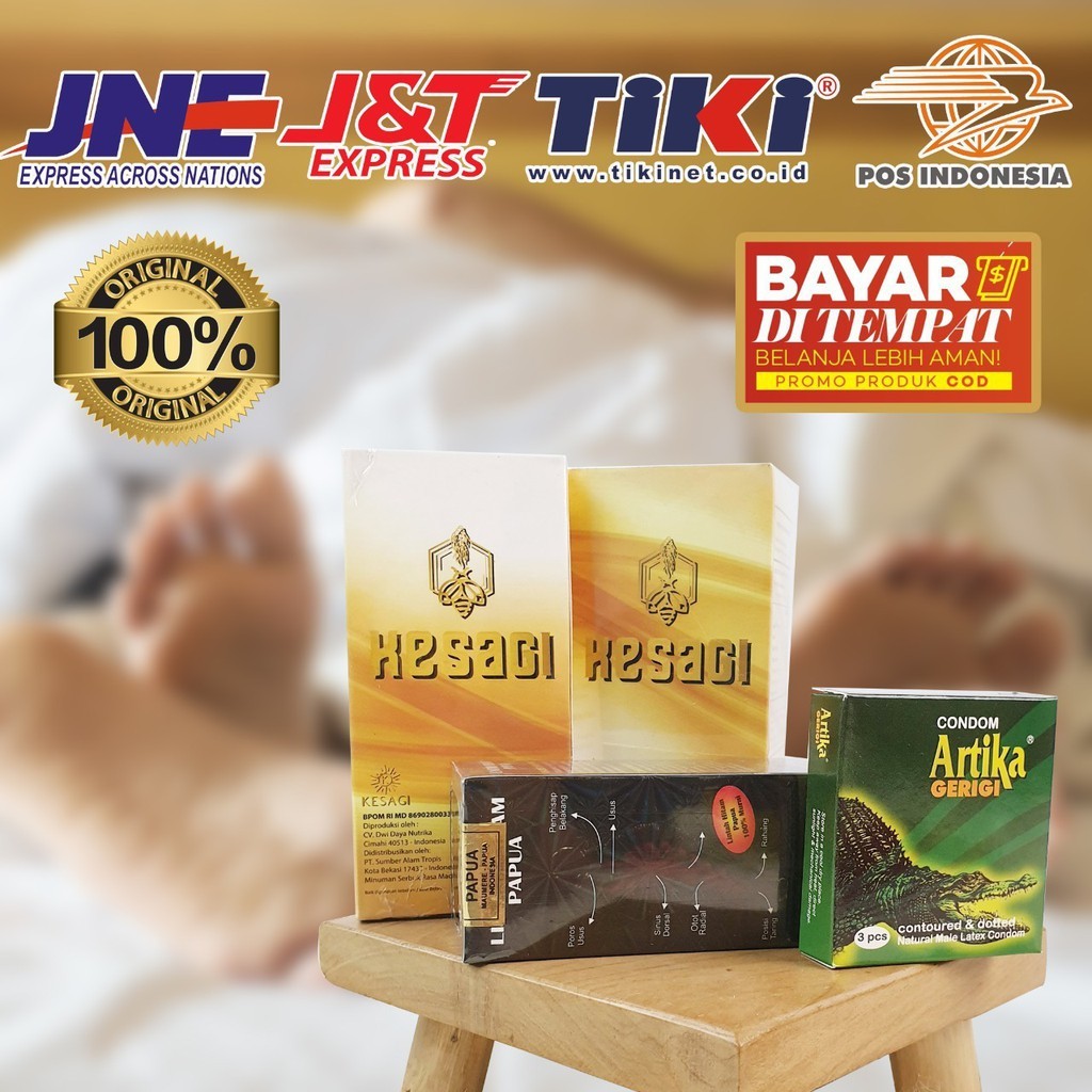 Kesagi Asli 2 box bonus 2 - Minuman Serbuk Madu Herbal Penambah Stamina Pria Perkasa