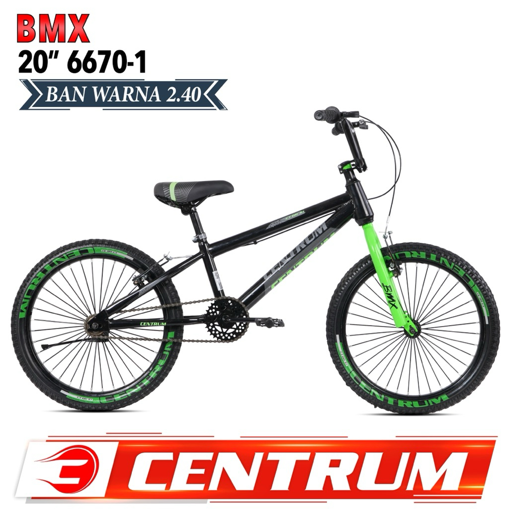 [SUDAH RAKIT] SEPEDA BMX 20 CENTRUM LAKI