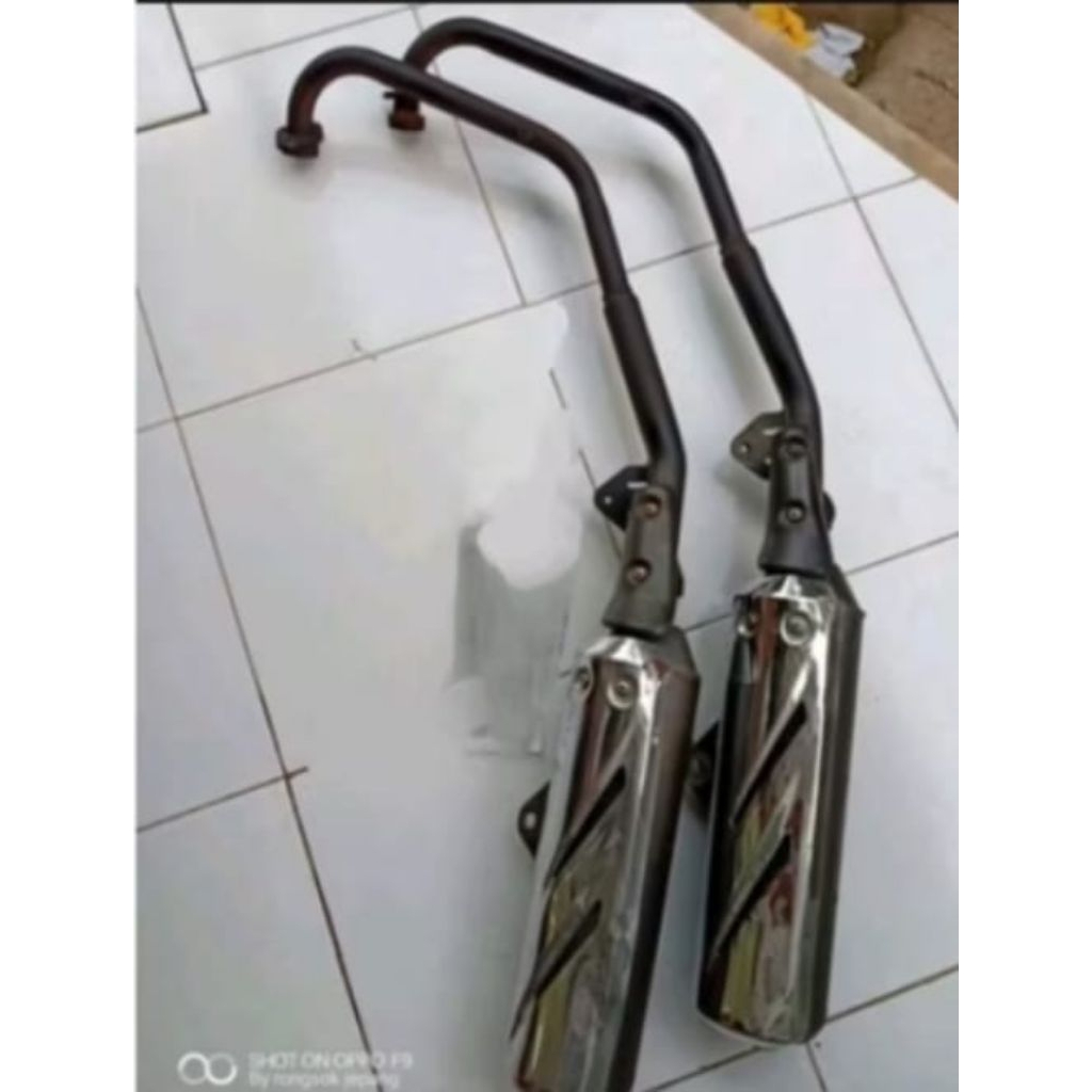 KNALPOT YAMAHA VIXION LAMA / VIXION OLD ASLI ORIGINAL