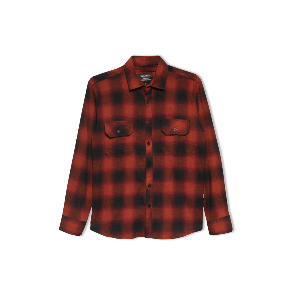 Gloaming Kemeja Flanel Veterano Panjang Avior Pria