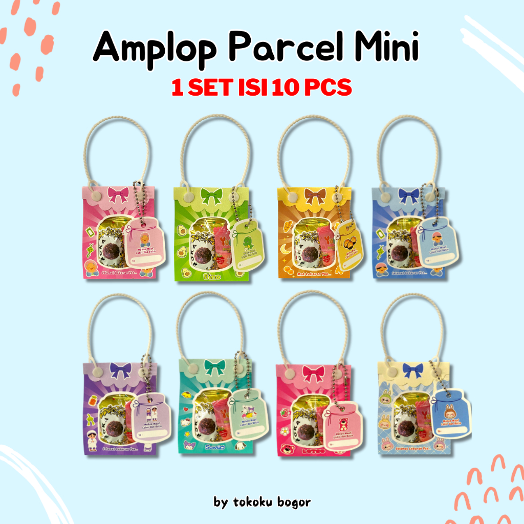 (ISI 10) AMPLOP LEBARAN MINI PARCEL AMPLOP LEBARAN TAS MINI AMPLOP LEBARAN MOTIF TAS AMPLOP TAS LEBA