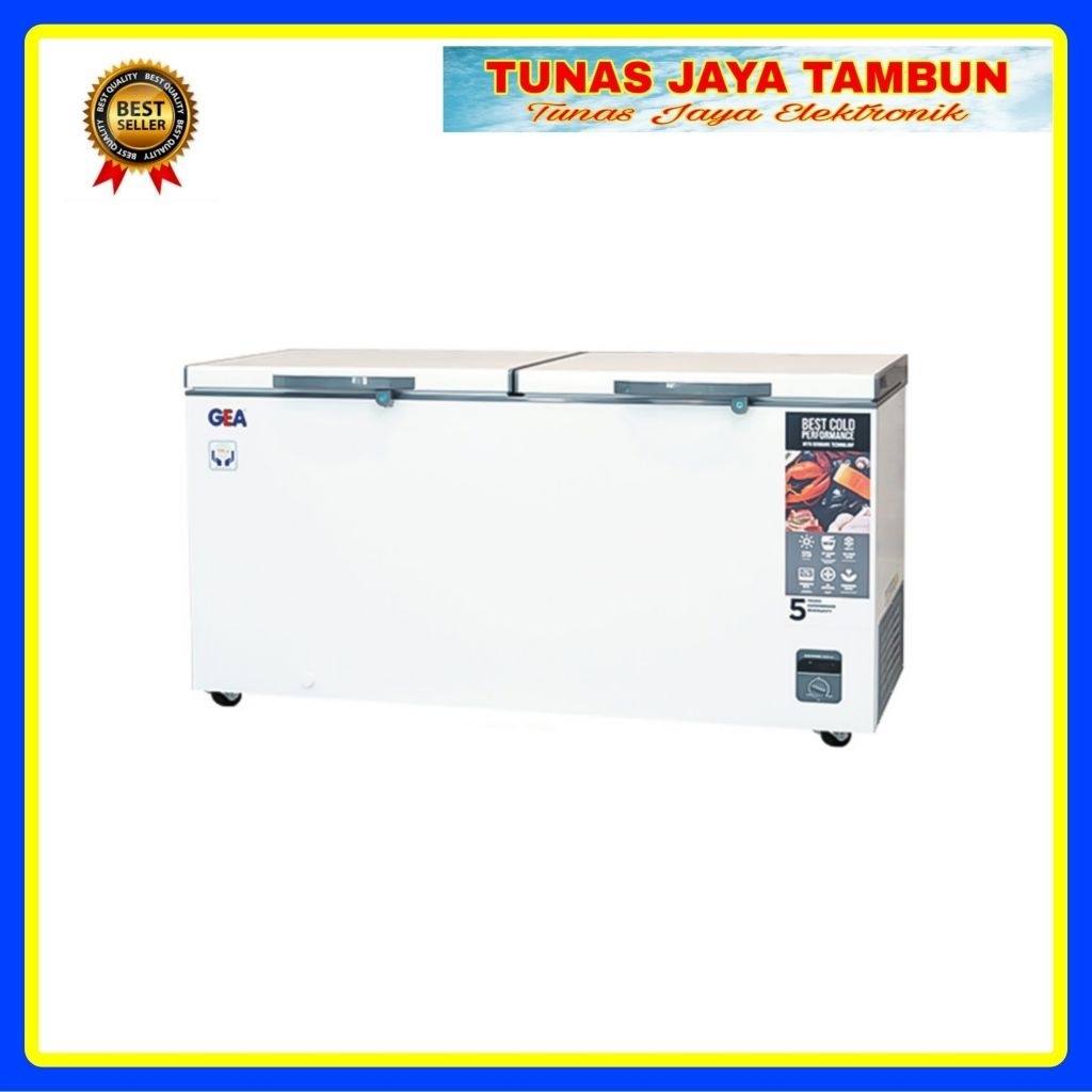 CHEST FREEZER GEA AB 600 R / BOX FREEZER GEA 600 LITER AB-600R / GEA AB600R FREEZER BOX 600 LITER