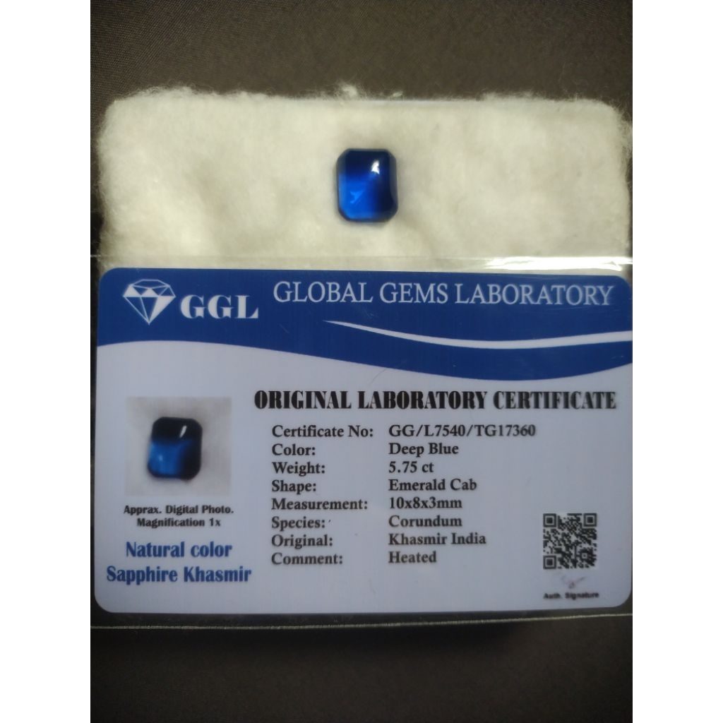 Blue Sapphire  plus memo