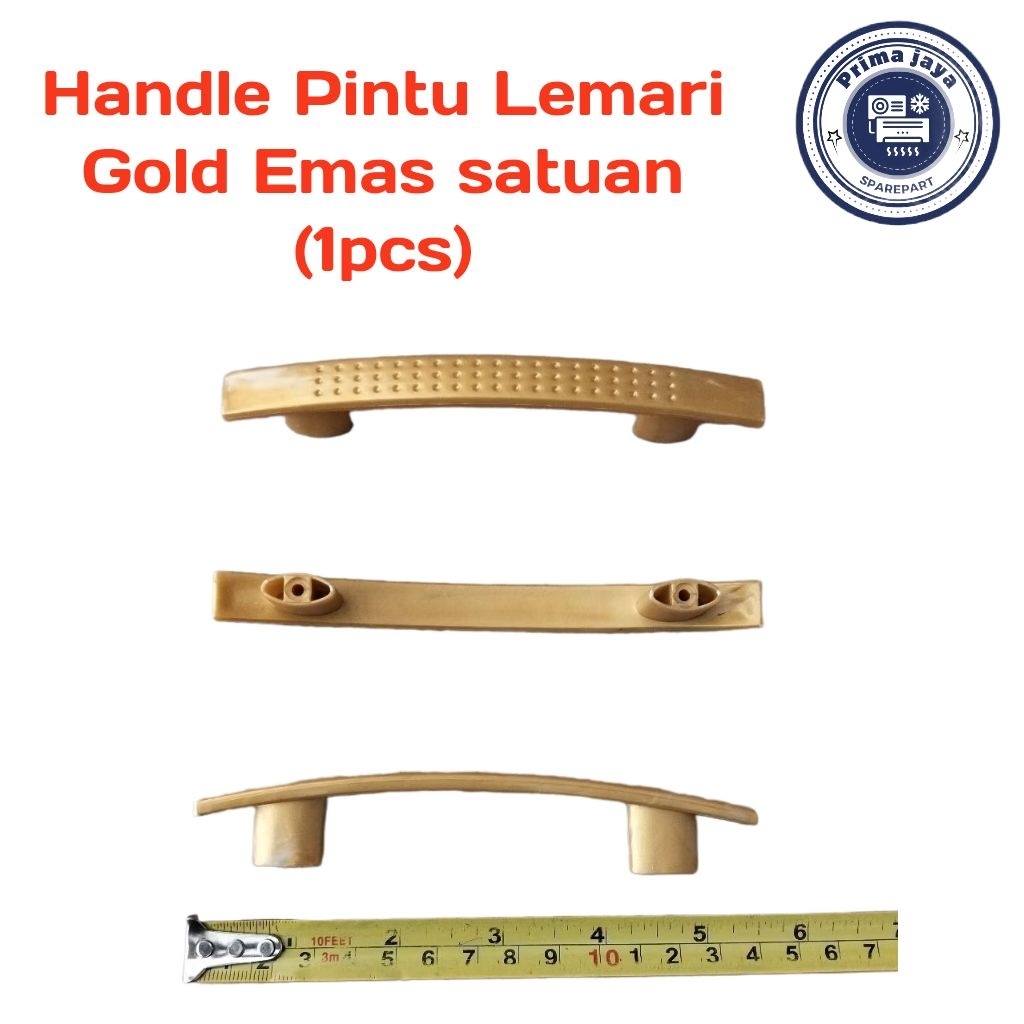 Handle pintu lemari laci Hendel laci dan pintu lemari Gold Emas 1pcs