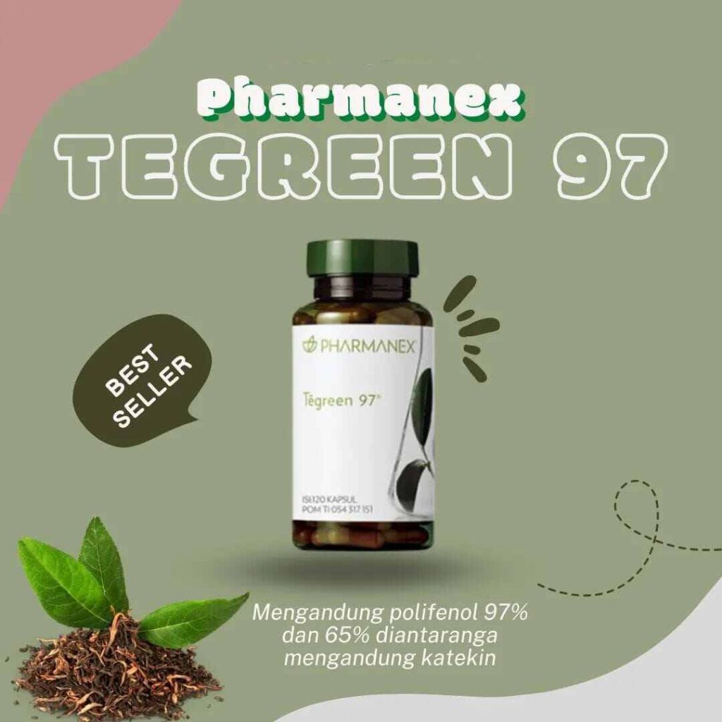 ASLI TEGREEN 97 ISI 120 KAPSUL ORIGINAL SKIN NU
