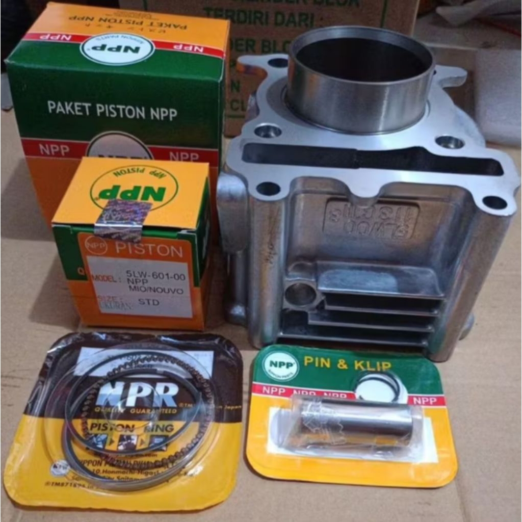 BLOK KIT + PISTON STANDAR MIO SPORTY MIO SMILE NOUVO NPP PARTS