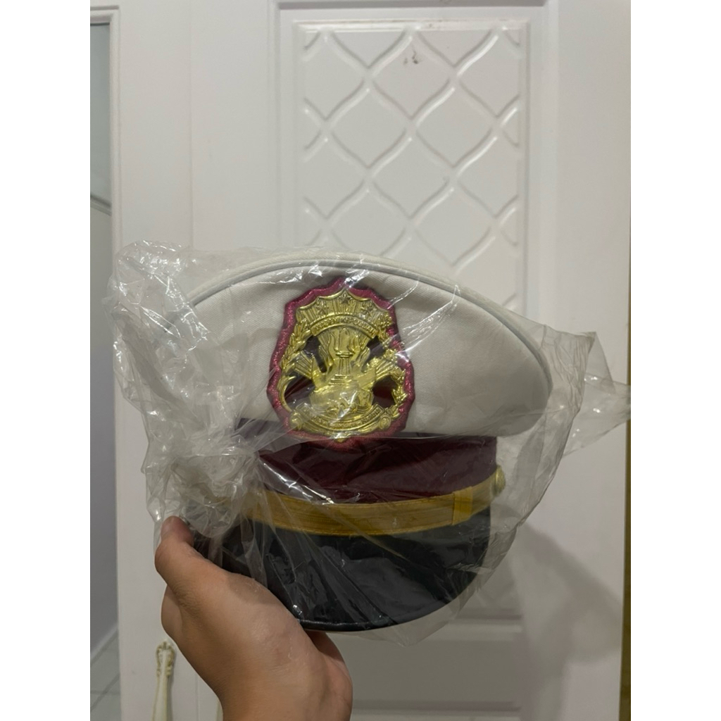 Topi Pet Pdu Taruna Akpol Akademi Kepolisian Asli Jatah Taruna Baru