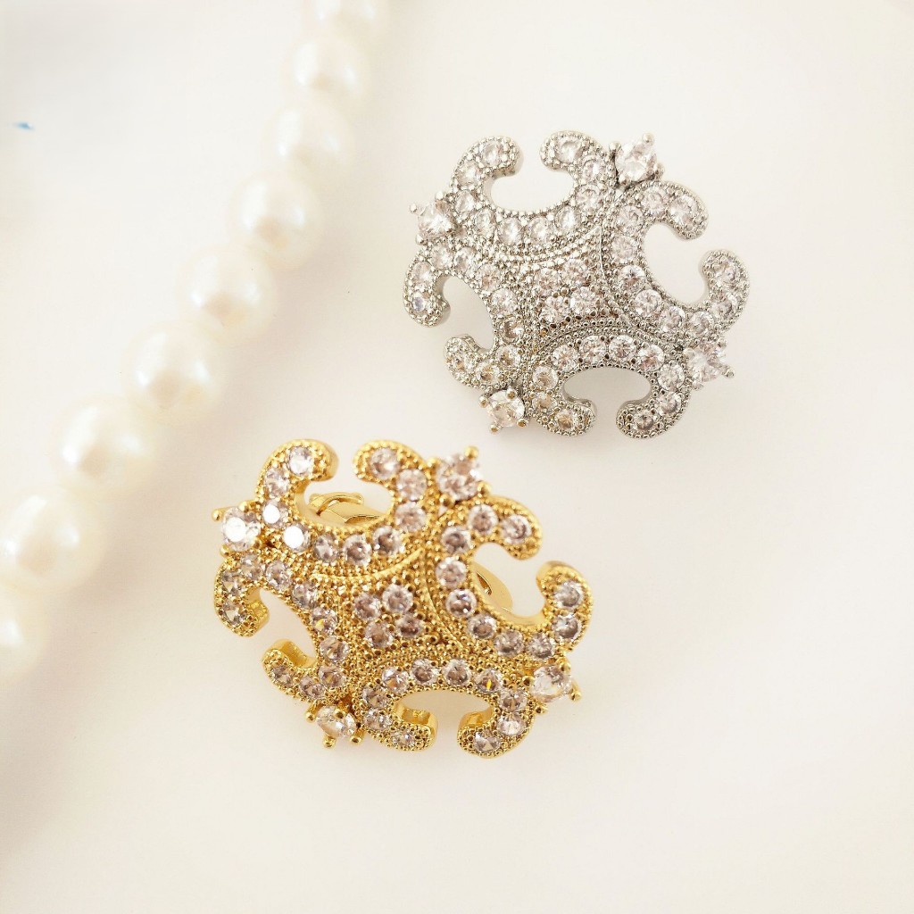 Kaitan Tembaga Lapis Emas, Kaitan Kalung, Kaitan kalung Mutiara, Aksesoris Kalung Mutiara