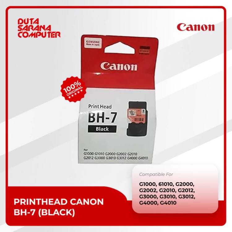 PrintHead Cartridge Canon Black BH-7 BH 7 BH7 Original