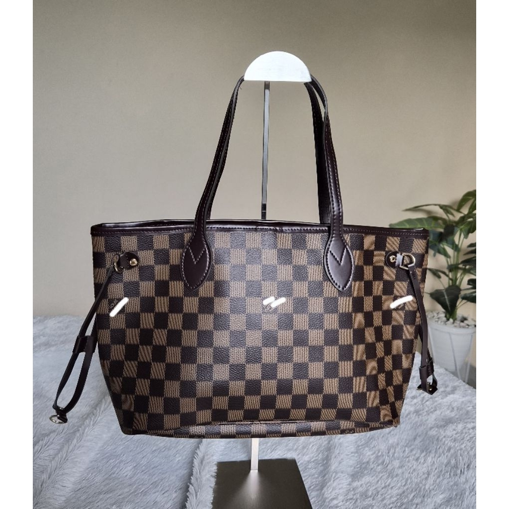 LV neverfull PM damier/ totebag