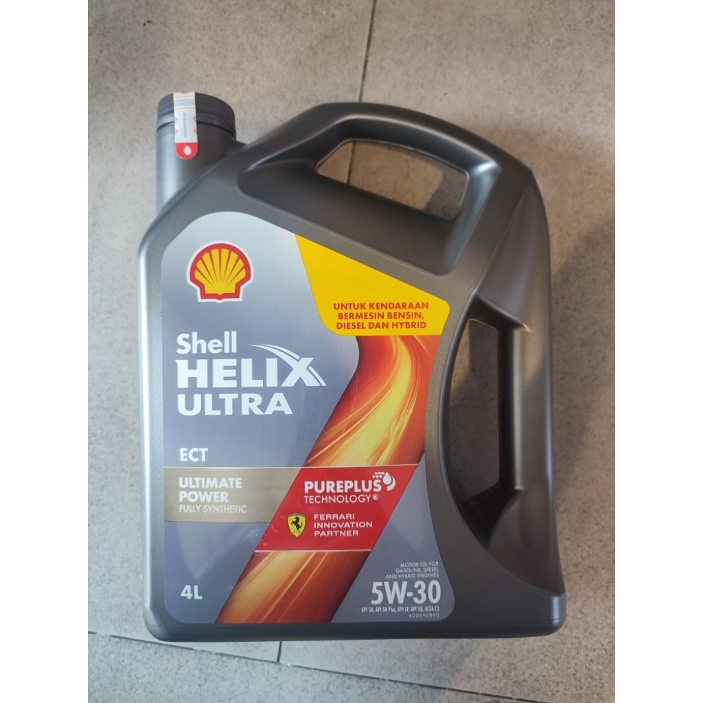 OLI MESIN SHELL HELIX ULTRA ECT 5W30 ACEA C3 BENSIN DIESEL EURO4