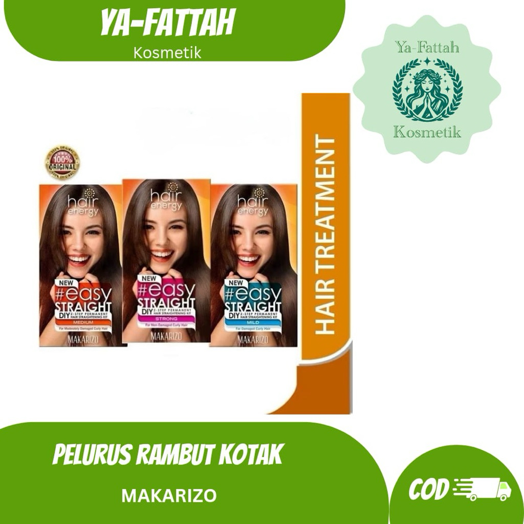 MAKARIZO Hair Energy Easy Straight Mild Medium Mild Strong Pelurus Rambut Smoothing Rebonding