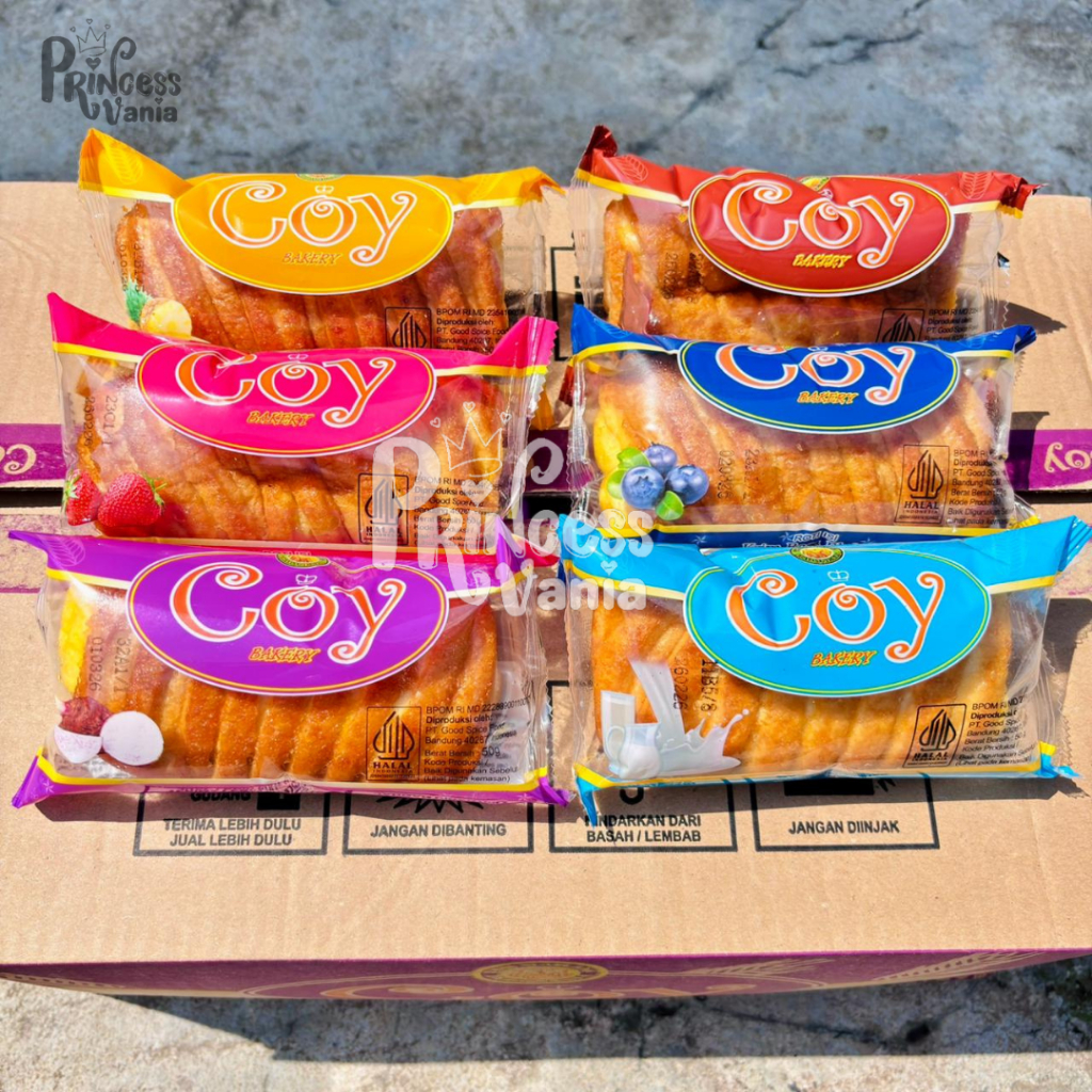 COY BAKERY SATUAN 50GR ROTI ISI ANEKA RASA