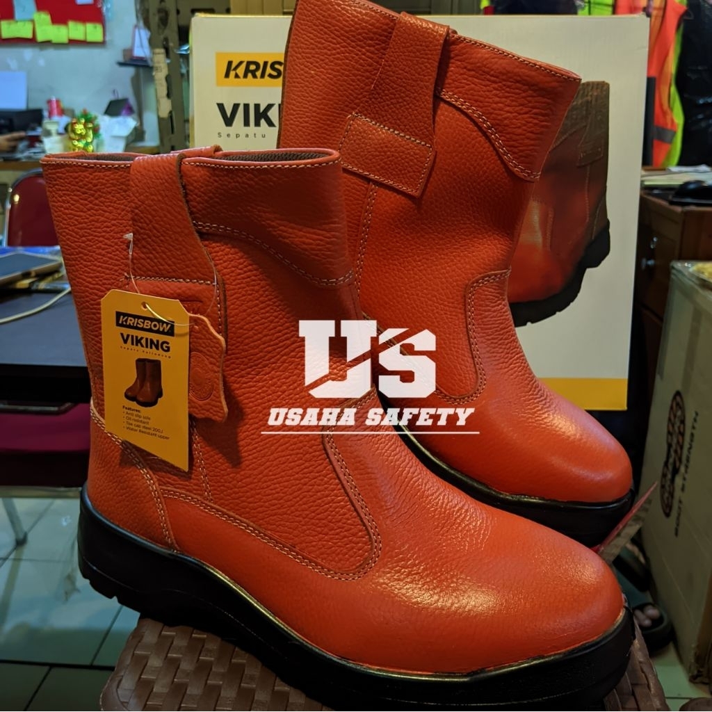 Sepatu Safety Krisbow Viking/Sepatu Pengaman Berkualitas 100% Original SNI