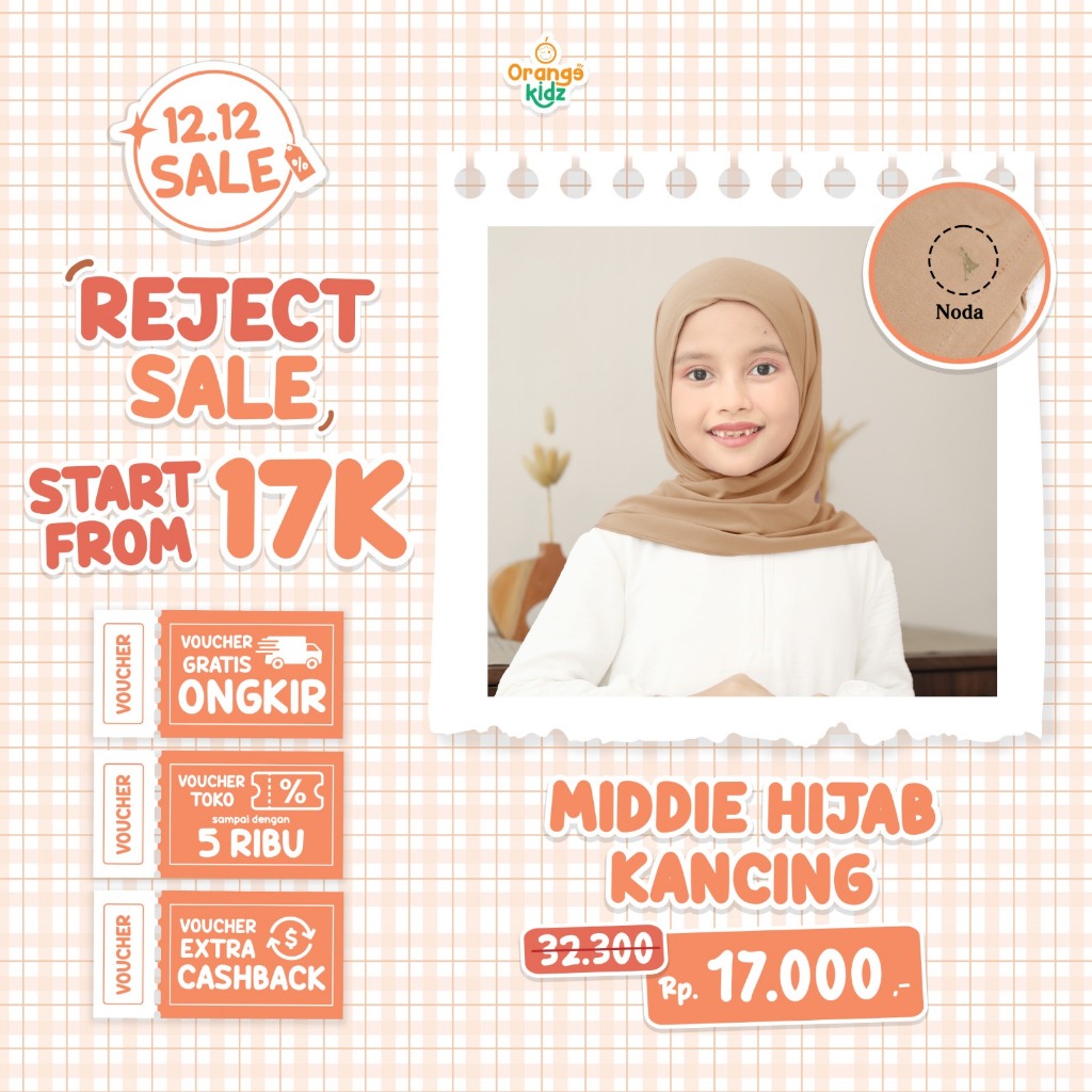 REJECT SALE Hijab Anak