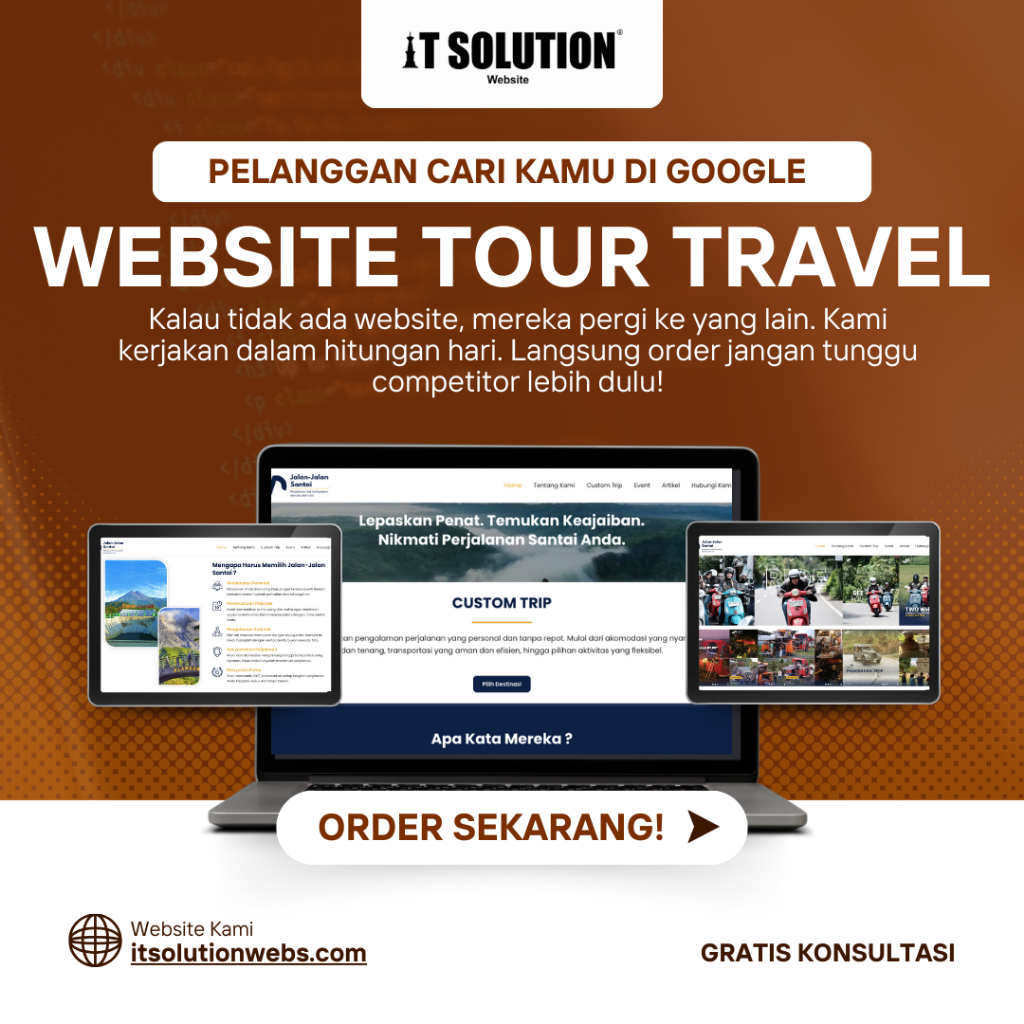 Website Tour and Travel Mobile Friendly