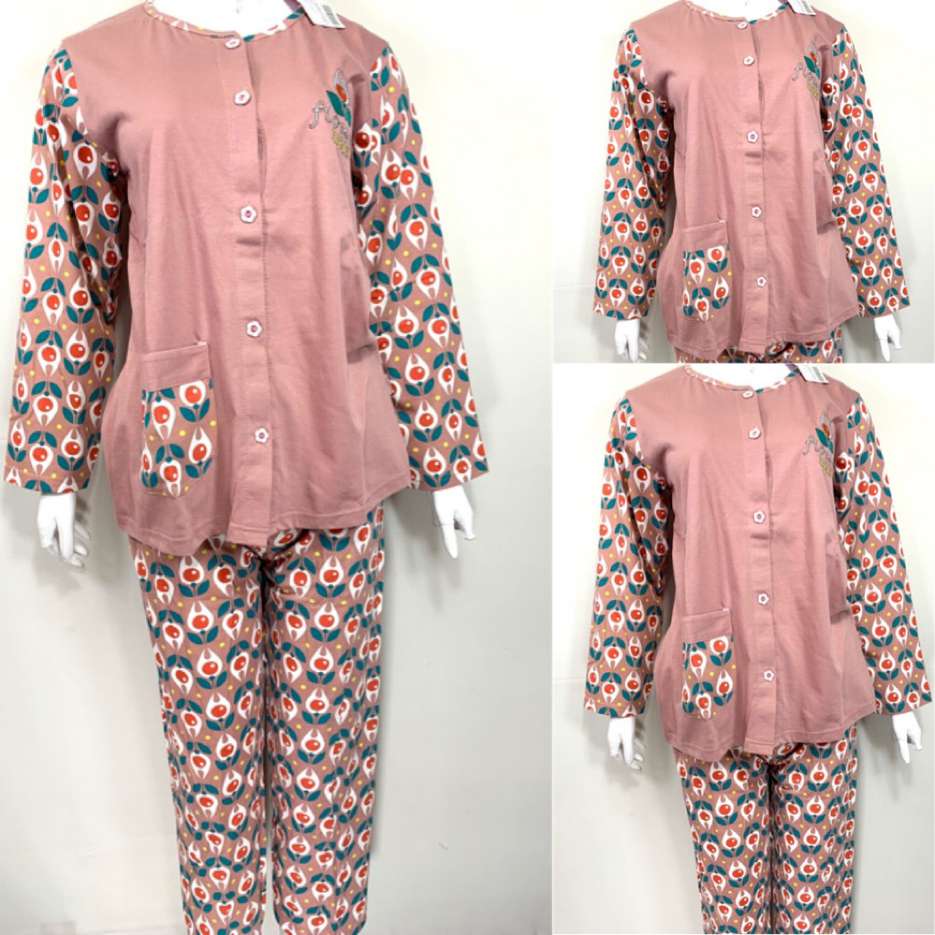 Lorita - PP Baju Tidur Lorita PP Full Kancing | Baju Tidur Murah