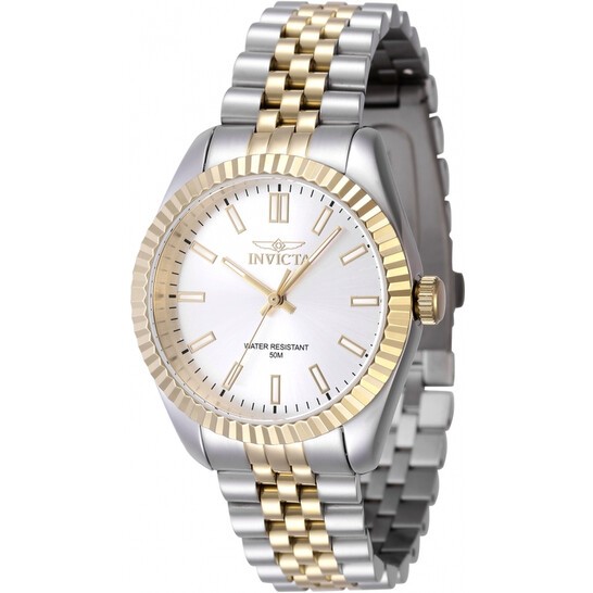 Invicta  Specialty Quartz Silver Dial Ladies Watch Item No. 47500 47499