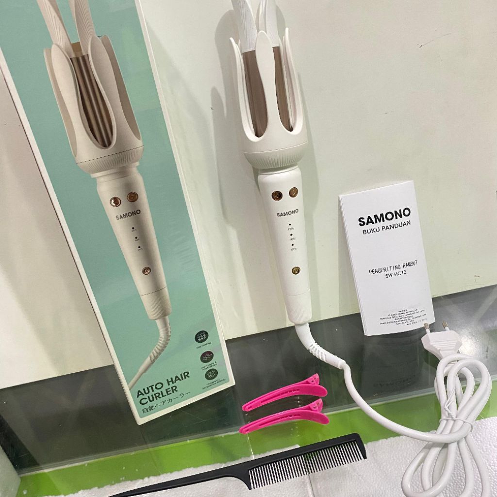 SAMONO SW-HC10 AUTO HAIR CURLER Fast Heating